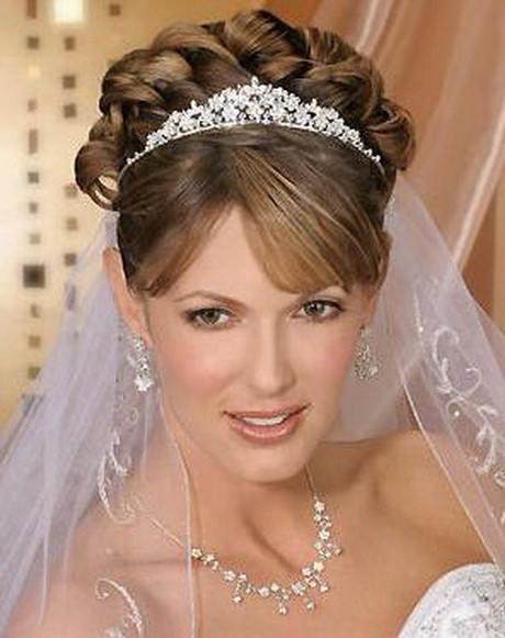 Wedding Hairstyles With Tiara
 Bridal hairstyle with tiara