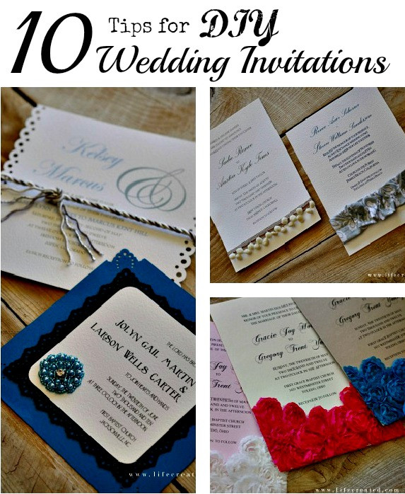 Wedding Invitation Ideas DIY
 Craftaholics Anonymous