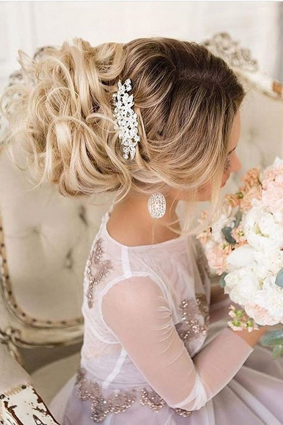 Wedding Party Hairstyle
 100 Most Pinned Beautiful Wedding Updos Like No Other