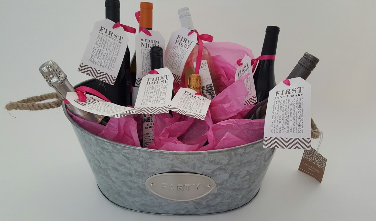 Wedding Shower Gift Baskets Ideas
 Bridal Shower Gift DIY to Try A Basket of “Firsts” for