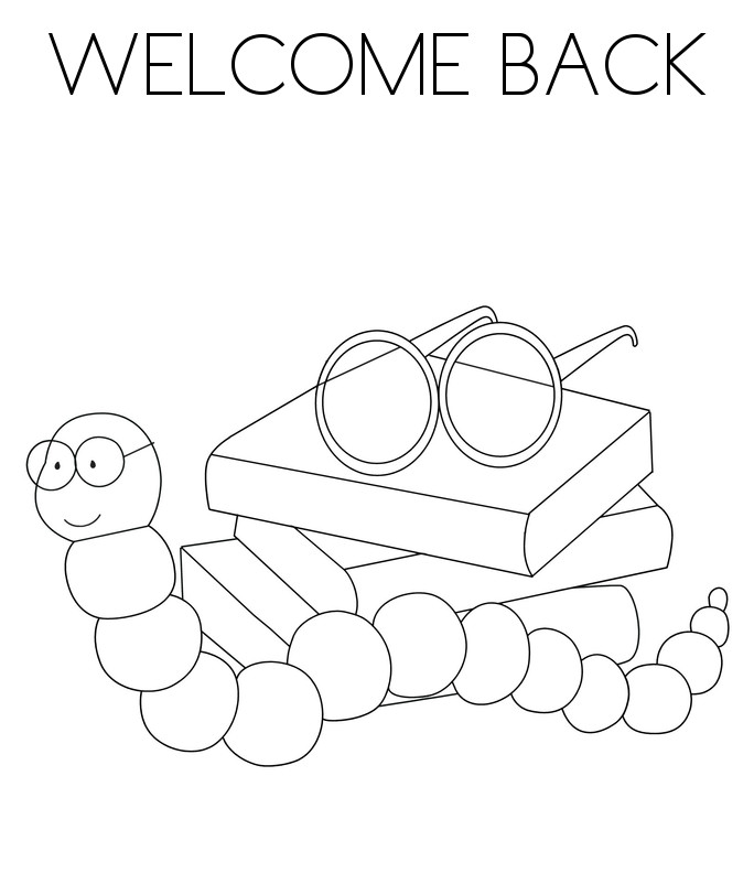 Welcome Back Coloring Pages
 Wel e Back to School Coloring Pages Bestofcoloring