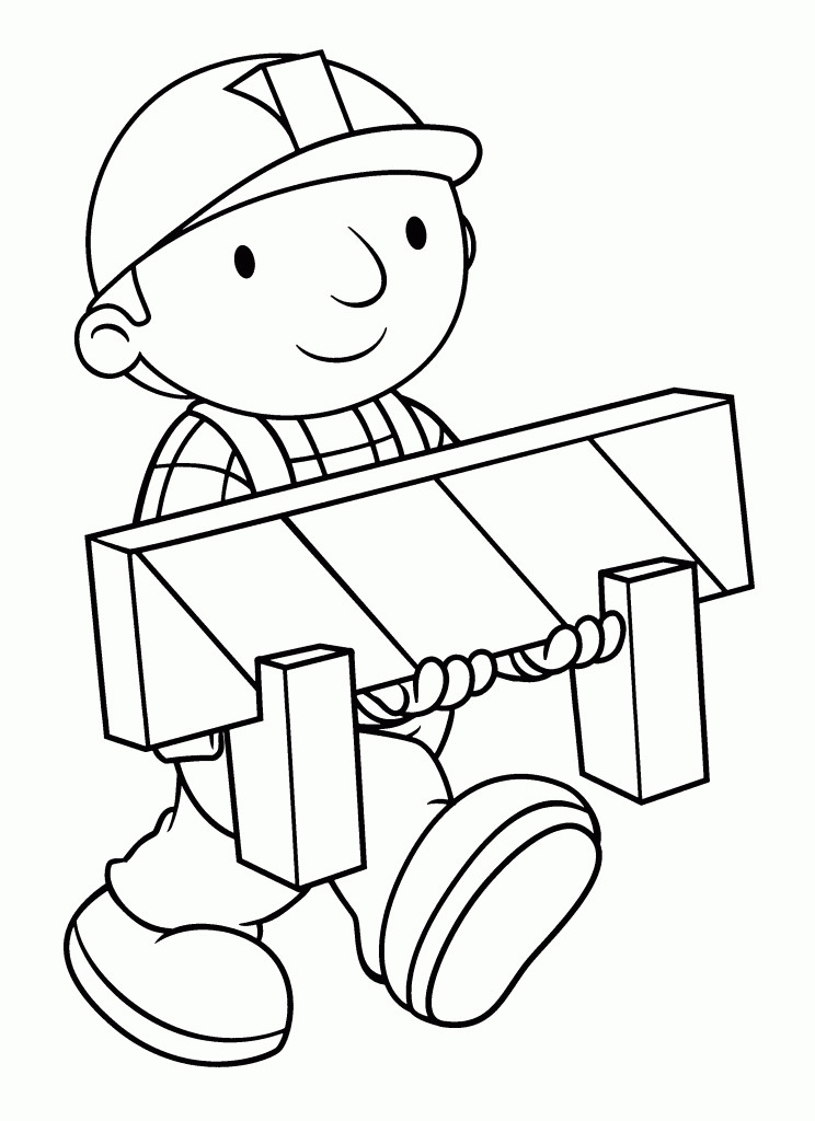 What To Do With Coloring Book Pages
 Free Printable Bob The Builder Coloring Pages For Kids