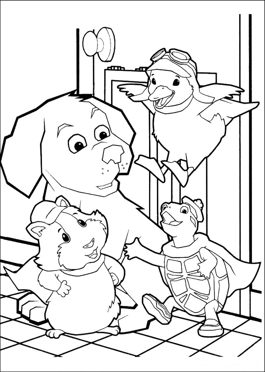 What To Do With Coloring Book Pages
 Wonder Pets Coloring Pages