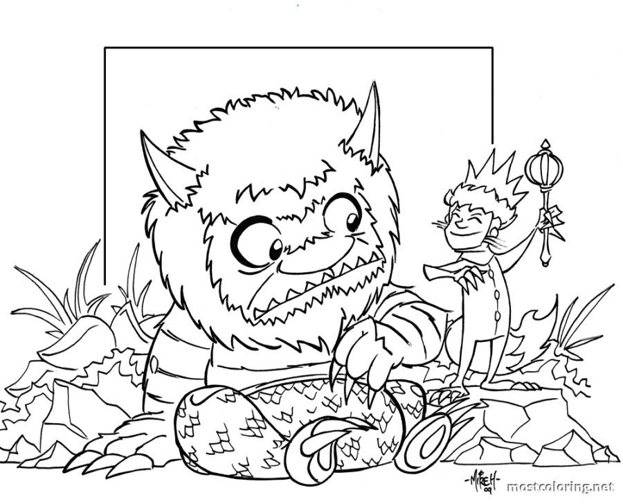 Where The Wild Things Are Free Coloring Sheets
 Where The Wild Things Are Coloring Pages Free Coloring Home