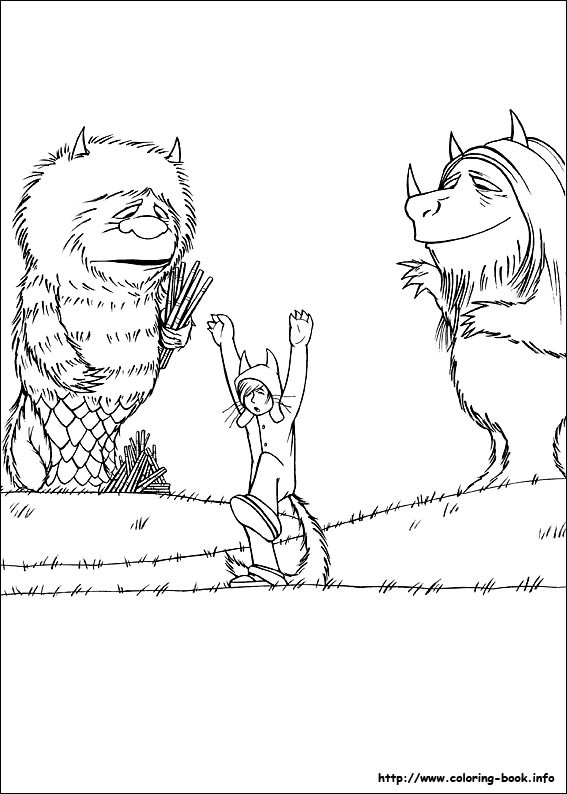 Where The Wild Things Are Free Coloring Sheets
 Where The Wild Things Are Coloring Pages AZ Coloring Pages