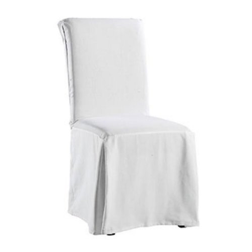 Best ideas about White Chair Covers
. Save or Pin White dining room chair covers large and beautiful Now.