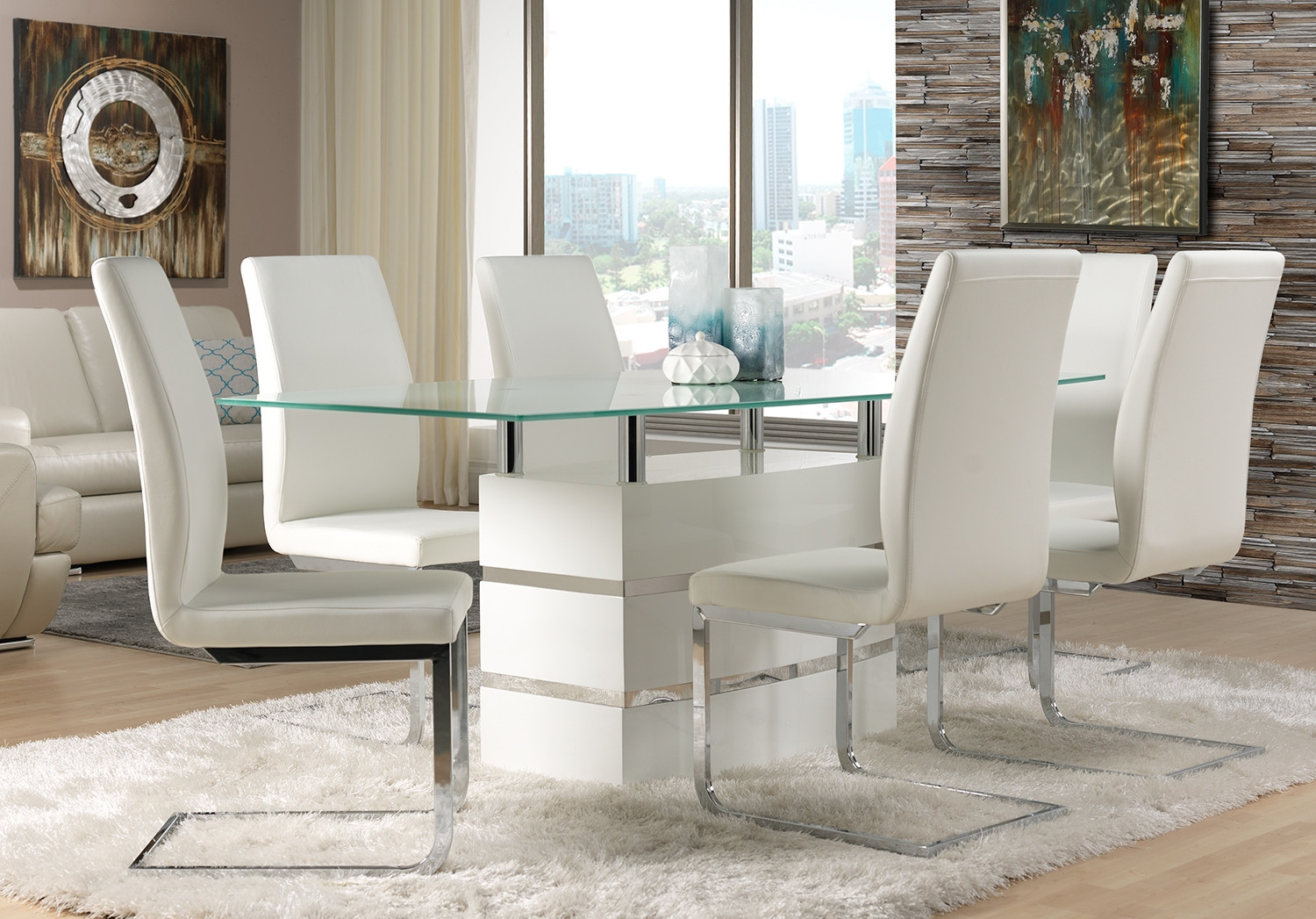 Best ideas about White Dining Room Chairs
. Save or Pin White Leather Dining Room Chairs Decor IdeasDecor Ideas Now.