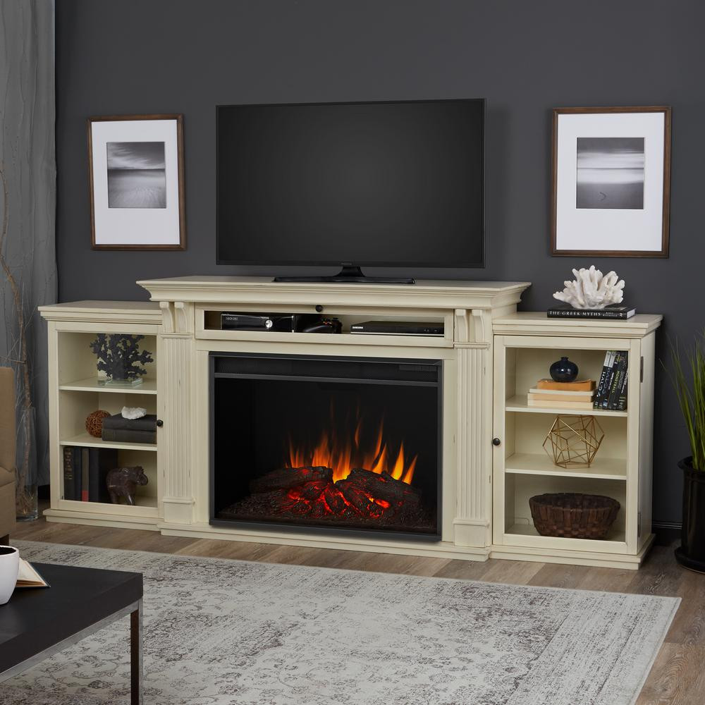 Best ideas about White Electric Fireplace Tv Stand
. Save or Pin Real Flame Tracey Grand 84 in Electric Fireplace TV Stand Now.