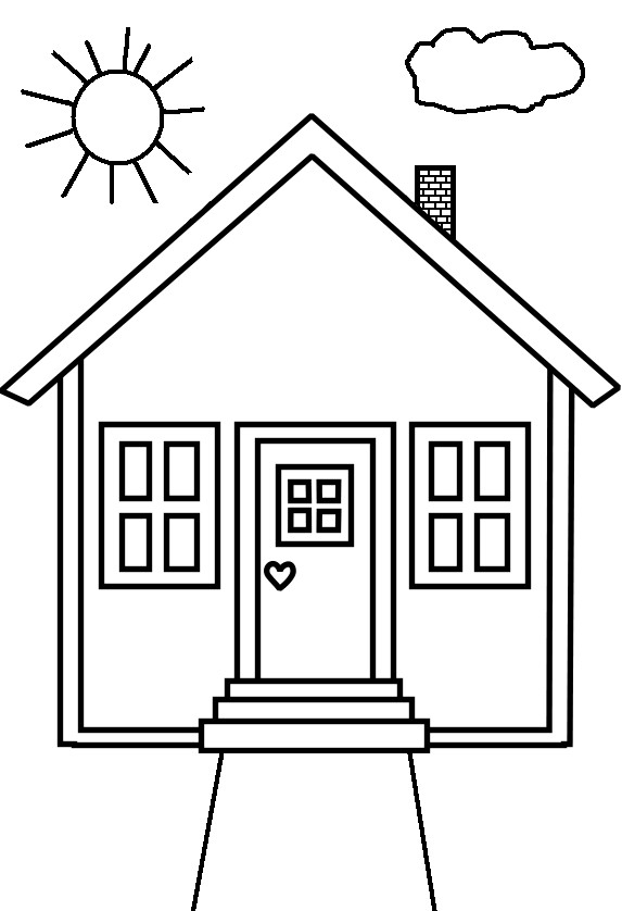 White House Coloring Sheets For Kids
 house coloring pages ly Coloring Pages