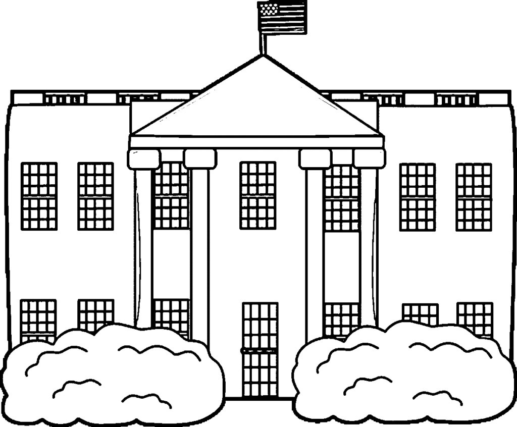White House Coloring Sheets For Kids
 White House Coloring Page Free Coloring Kids Coloring