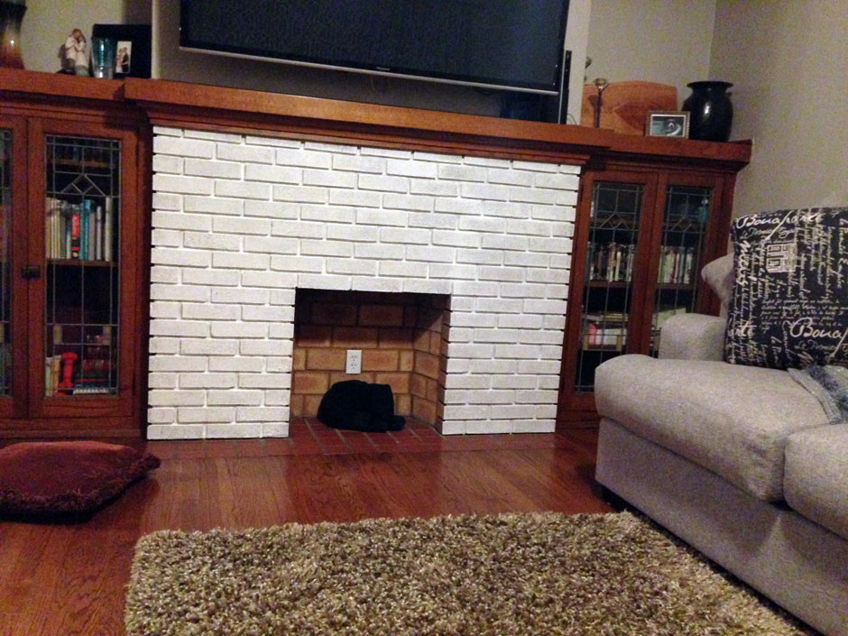 Best ideas about Whitewashed Brick Fireplace
. Save or Pin How to whitewash a brick fireplace – Barr Bungalow Now.