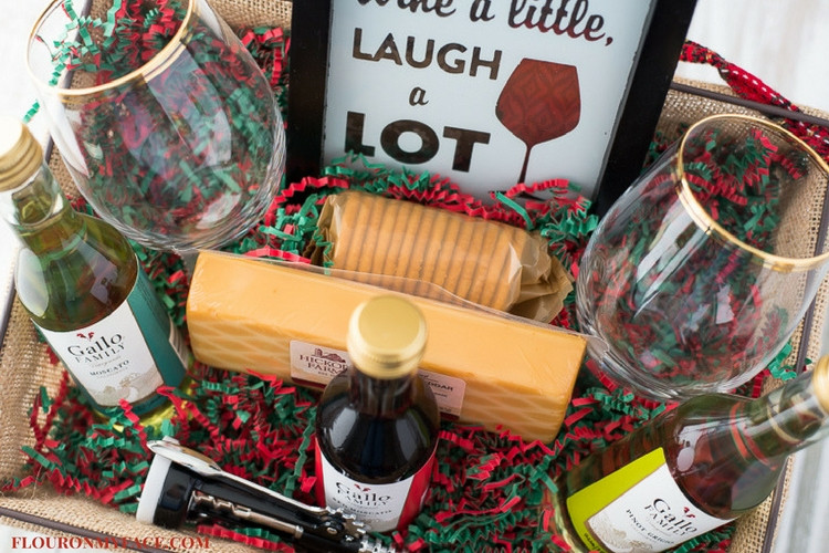 Wine Gift Basket Ideas
 DIY Wine Gift Basket Ideas Flour My Face