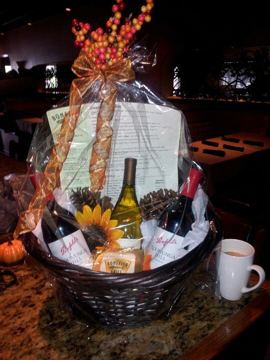 Wine Gift Basket Ideas
 Fall wine basket Gift Ideas Pinterest