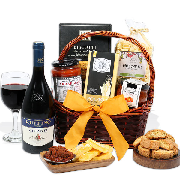 Wine Gift Basket Ideas
 Chianti Wine Italian Gift Basket by GourmetGiftBaskets