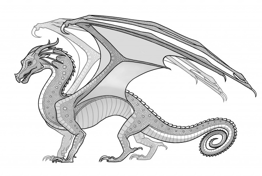 Wings Of Fire Coloring Pages
 RainWings