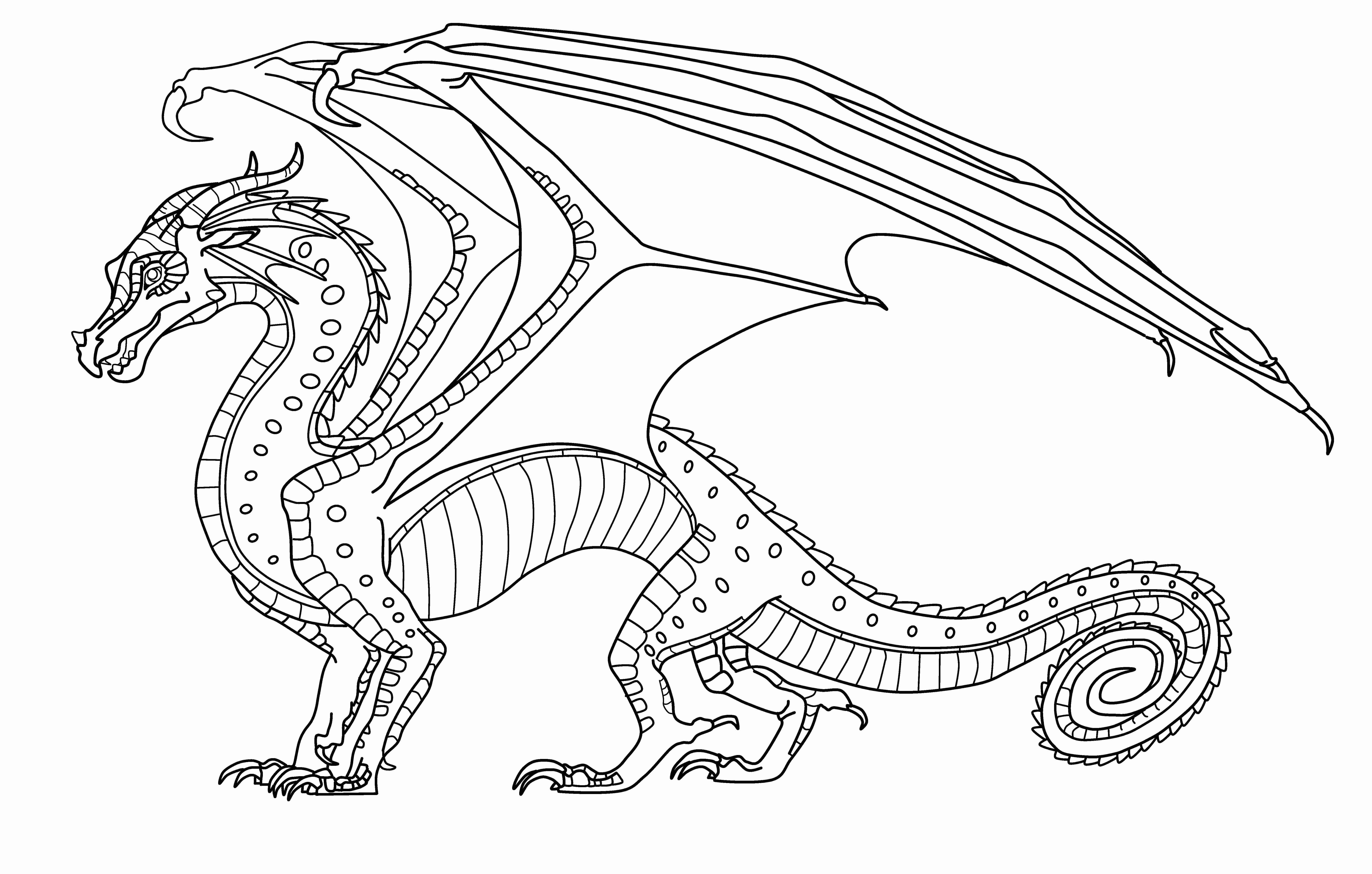 Wings Of Fire Coloring Pages
 Wings Fire Rainwing Coloring Pages