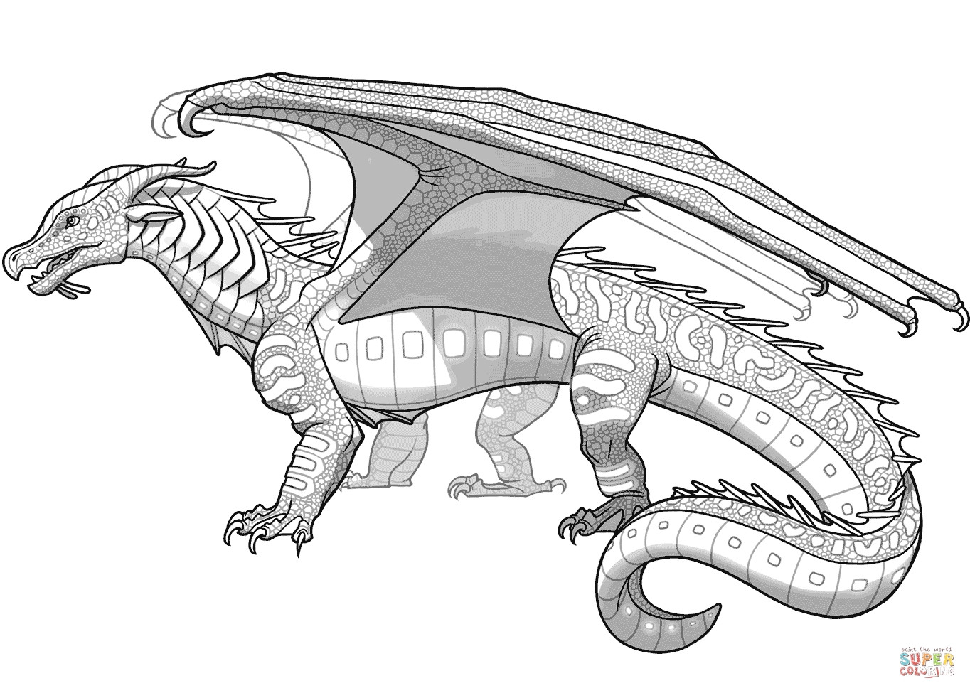 Wings Of Fire Nightwing Coloring Pages
 Wings Fire Nightwing Coloring Pages Collection