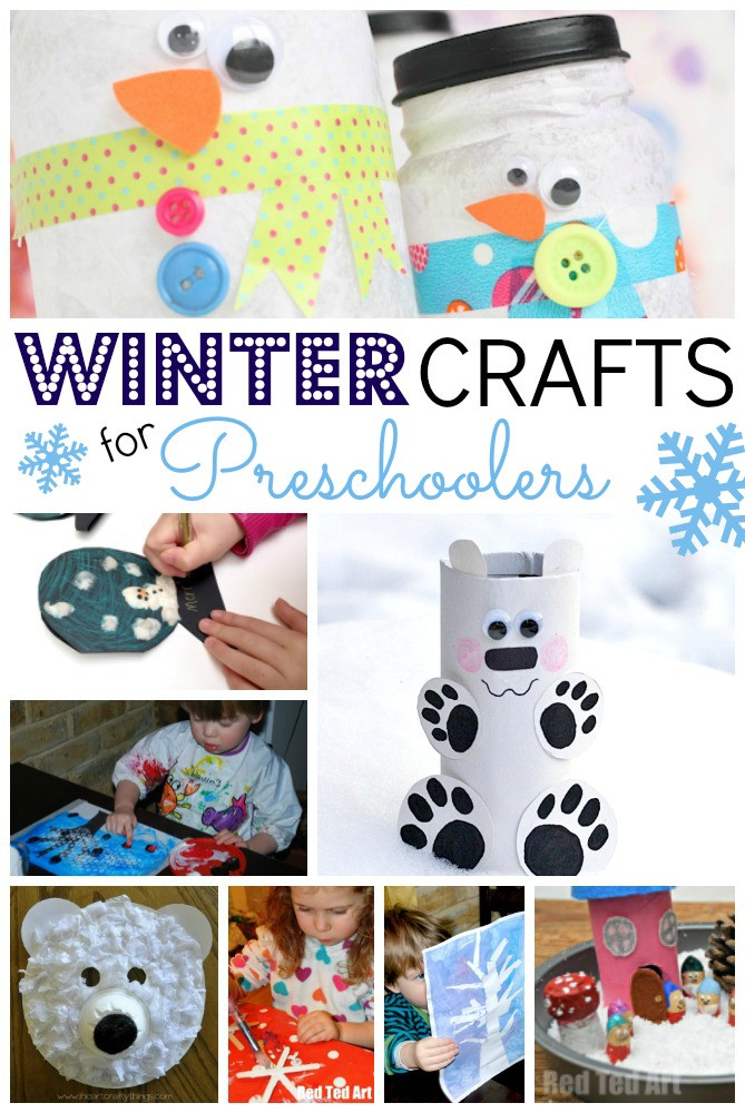 Best ideas about Winter Art Projects For Preschoolers
. Save or Pin Easy Winter Crafts for Preschoolers Red Ted Art s Blog Now.