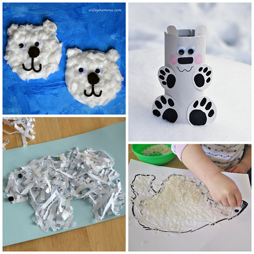 Best ideas about Winter Art Projects For Preschoolers
. Save or Pin Winter Polar Bear Crafts for Kids to Make Crafty Morning Now.