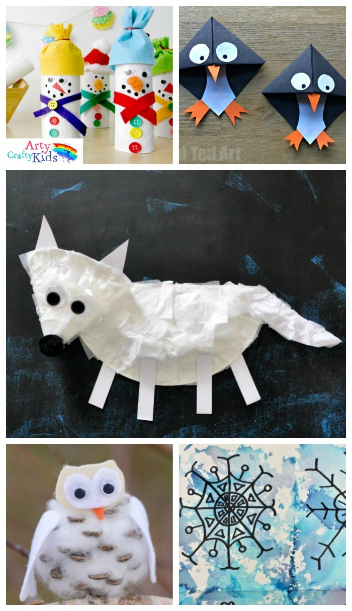 Best ideas about Winter Arts And Crafts For Preschoolers
. Save or Pin 16 Easy Winter Crafts for Kids Arty Crafty Kids Now.