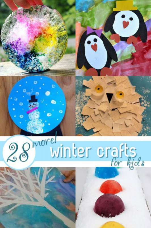 Winter Arts And Crafts For Toddlers
 "SNOW" Many SIMPLE Winter Crafts for Kids to Make