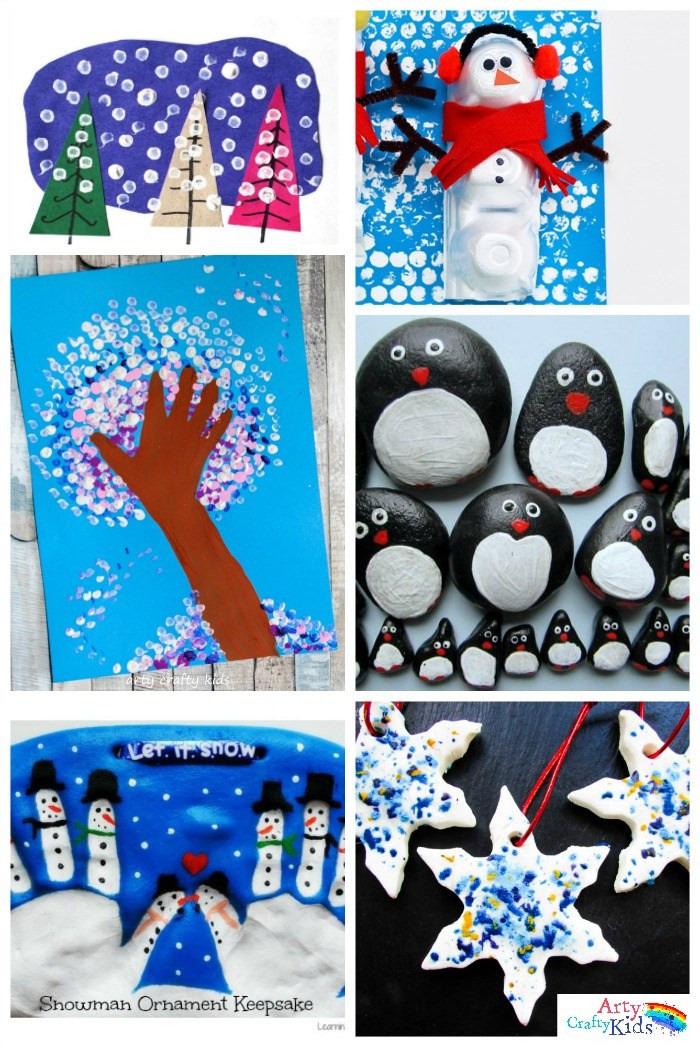 Winter Arts And Crafts For Toddlers
 16 Easy Winter Crafts for Kids Arty Crafty Kids