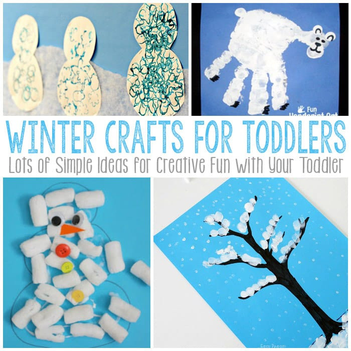 Winter Arts And Crafts For Toddlers
 Simple Winter Crafts for Toddlers Easy Peasy and Fun