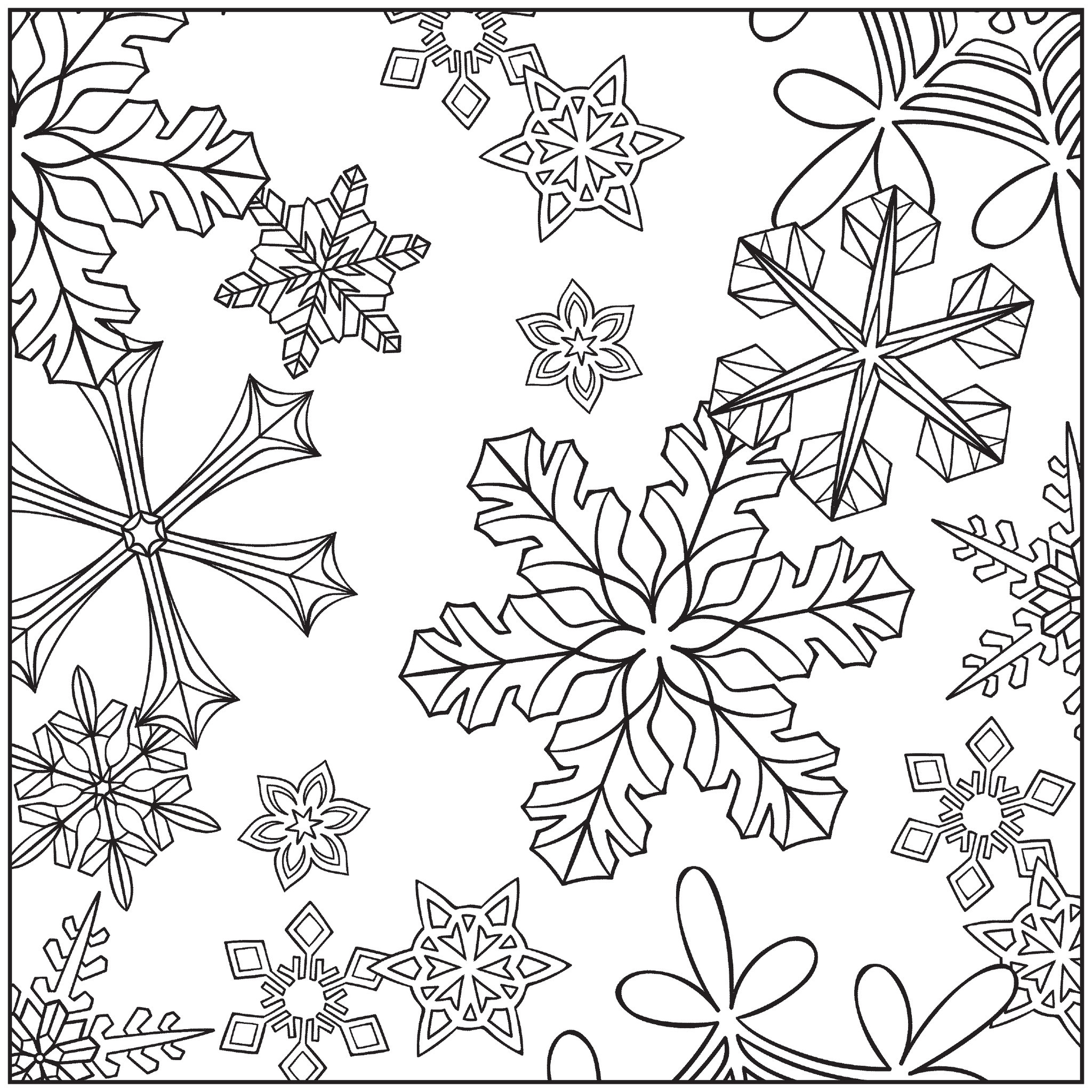 Winter Coloring Pages Adults
 Winter Coloring Pages Adults