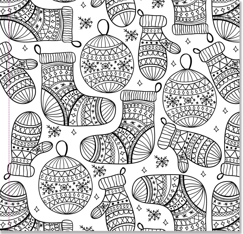 Winter Coloring Pages Adults
 Coloring Pages Christmas Designs Adult Coloring Book