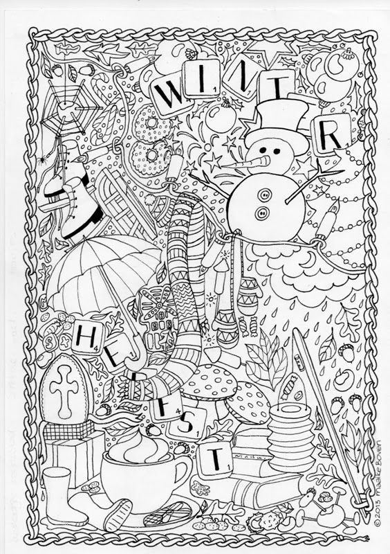 Best ideas about Winter Coloring Pages For Adults
. Save or Pin mumsboven tekeningen Adult coloring Pinterest Now.