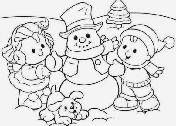 Winter Coloring Pages For Preschool
 Coloring Pages Winter Coloring Pages and Clip Art Free
