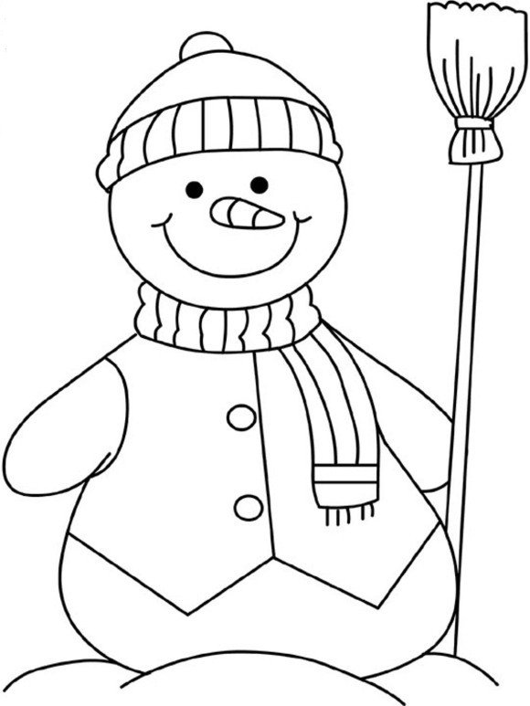 Winter Coloring Pages For Preschool
 Winter Coloring Sheets Preschool – Color Bros