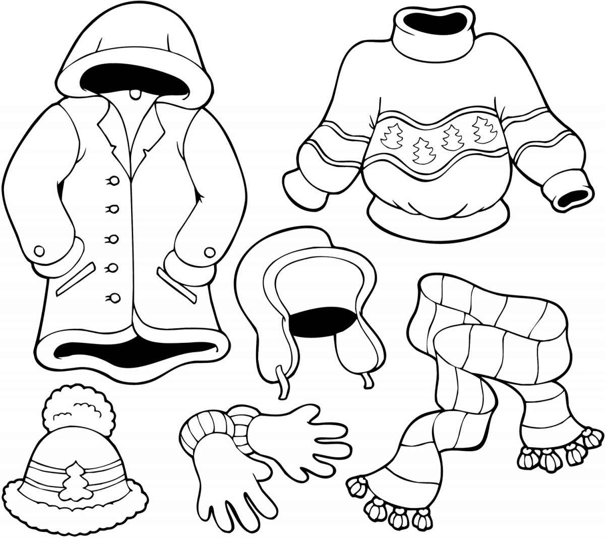 Winter Coloring Pages For Preschool
 Winter Season Coloring Pages