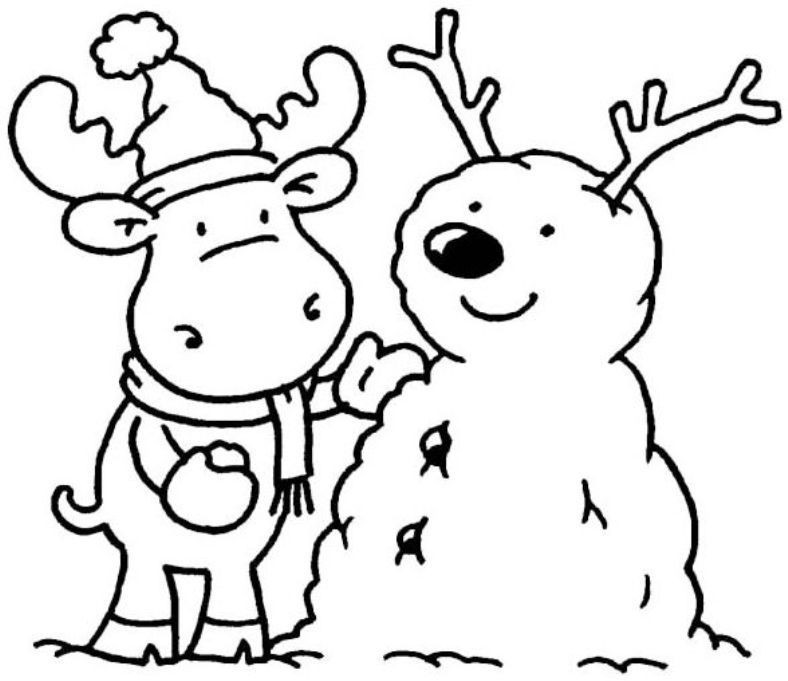 Winter Coloring Pages For Preschool
 Winter Coloring Pages Kindergarten Coloring Home