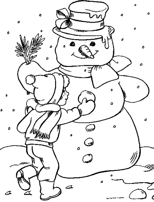 Winter Wonderland Coloring Pages
 Winter Coloring Pages