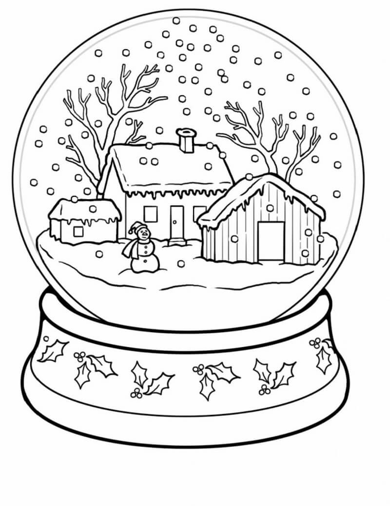 Winter Wonderland Free Coloring Sheets
 Free Printable Winter Coloring Pages
