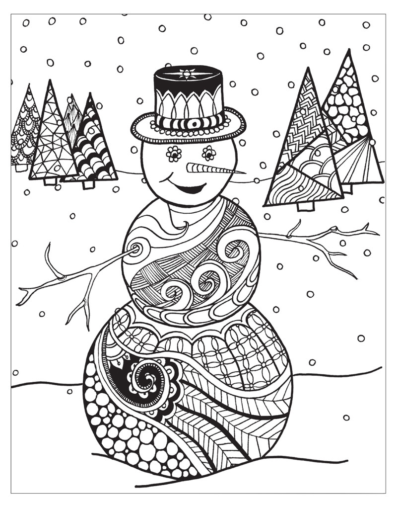 Winter Wonderland Free Coloring Sheets
 21 Winter Wonderland Coloring Pages Selection
