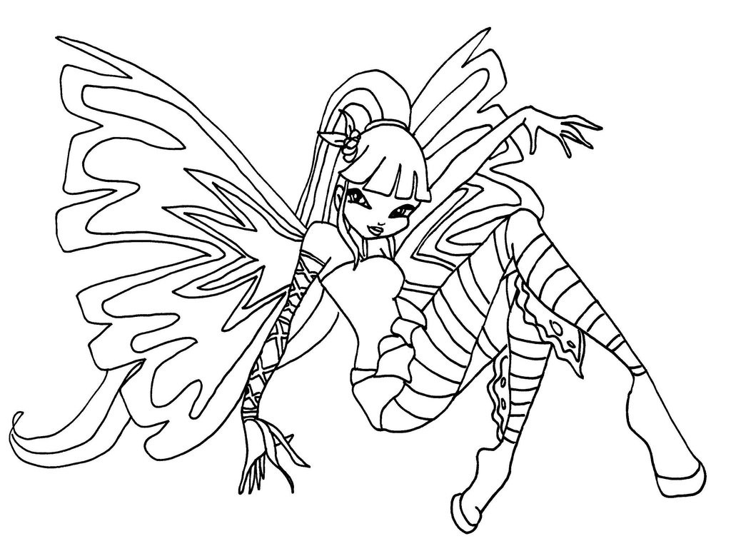 Winx Coloring Pages For Kids
 Winx Club Coloring Pages