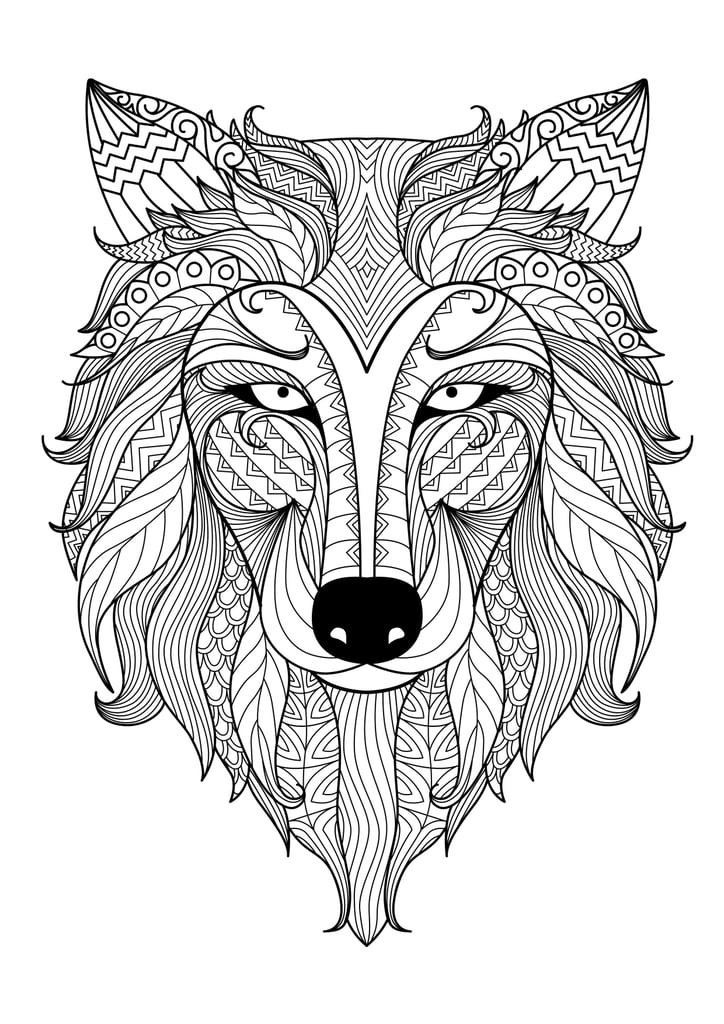 Wolf Coloring Pages For Adults
 Get the coloring page Wolf