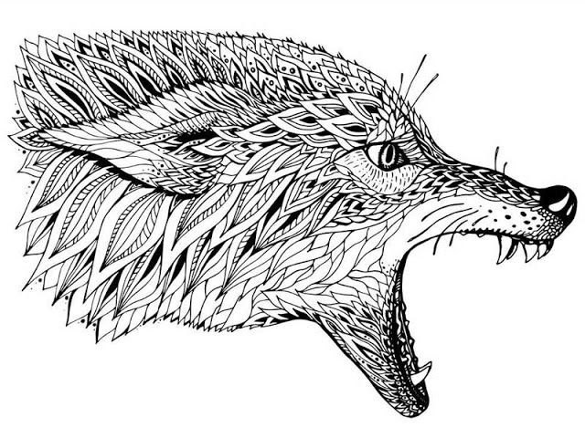 Wolf Coloring Pages For Adults
 free wolves coloring pages for adults