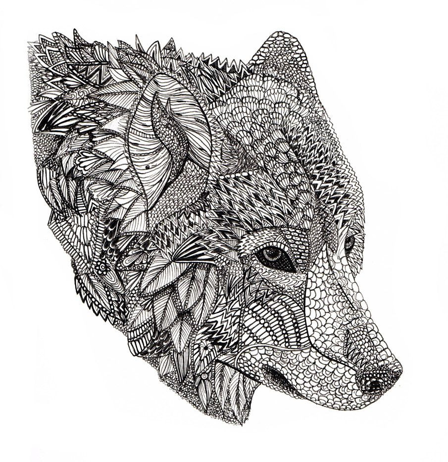 Wolf Coloring Pages For Teens
 Wolf
