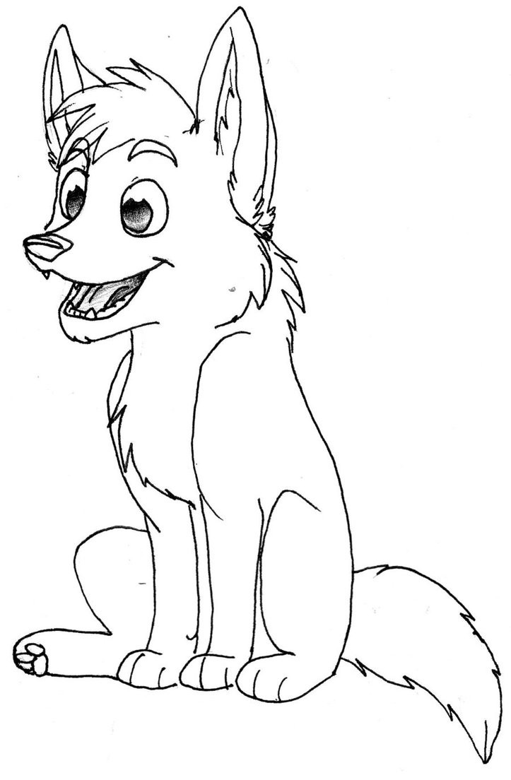 Wolf Coloring Pages
 Free Printable Wolf Coloring Pages For Kids