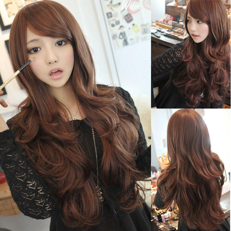 Women'S Long Hairstyles
 Women s Long Wavy Curly Full Wig Hair Cosplay Party