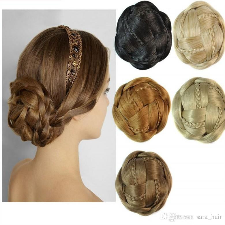 Women'S Updo Hairstyles
 Sara Women S Bride Chignon Bun Clip In Hair Easy Clip