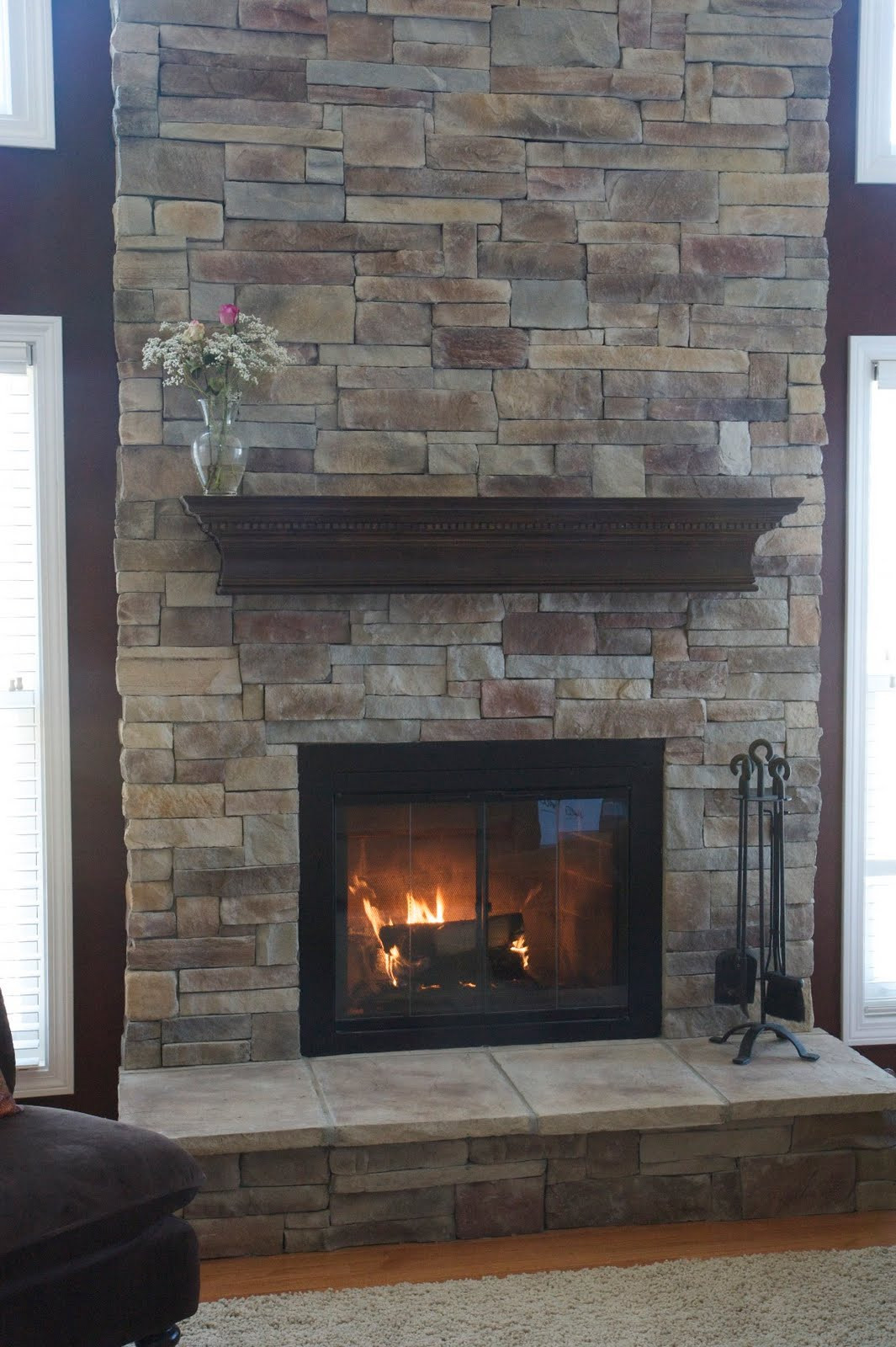 Best ideas about Wood For Fireplace
. Save or Pin Stone Fireplace Mantels with Chimney Traba Homes Now.