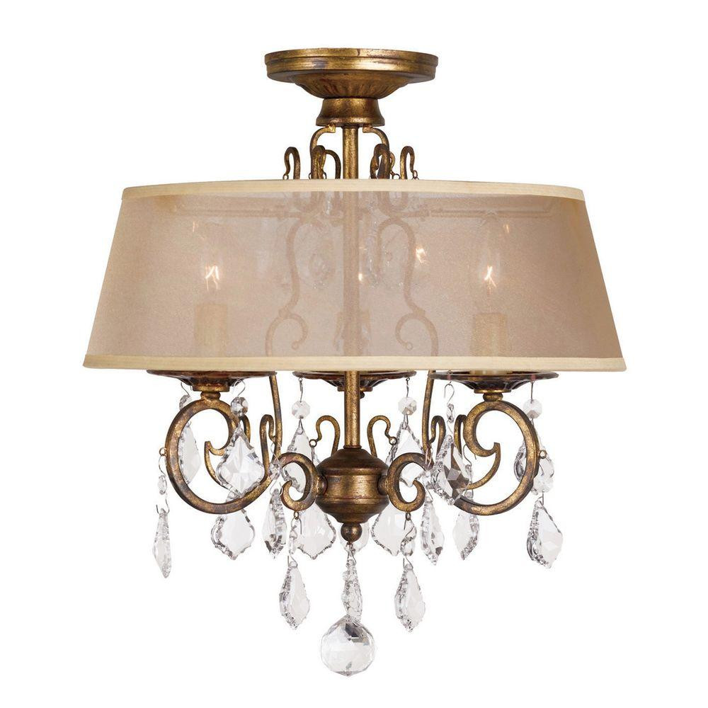 Best ideas about World Imports Lighting
. Save or Pin World Imports 15 in 3 Light Antique Gold Flushmount Now.