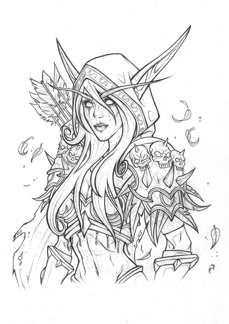 World Of Warcraft Printable Coloring Pages
 Pin by Azshanalia on More World of Warcraft