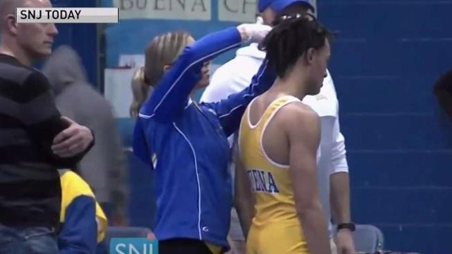 Wrestler Forced To Cut Hair
 NJ Olympian Calls HS Wrestler s Forced Haircut Abuse of