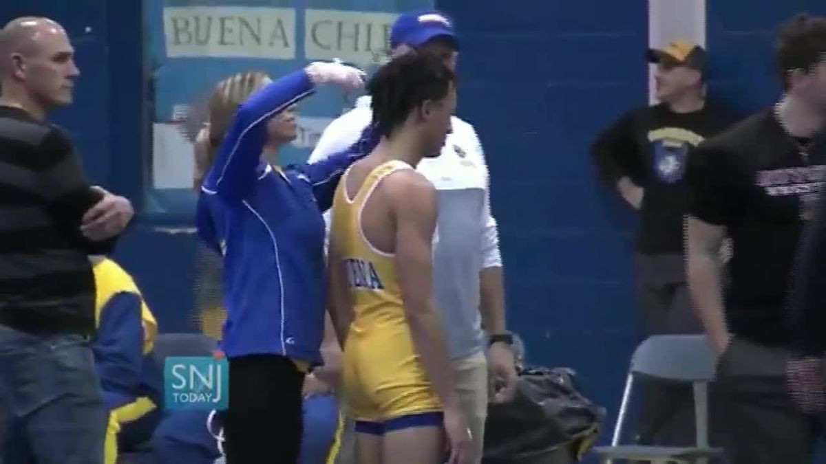 Wrestler Forced To Cut Hair
 After wrestler forced to cut hair NJ school district won