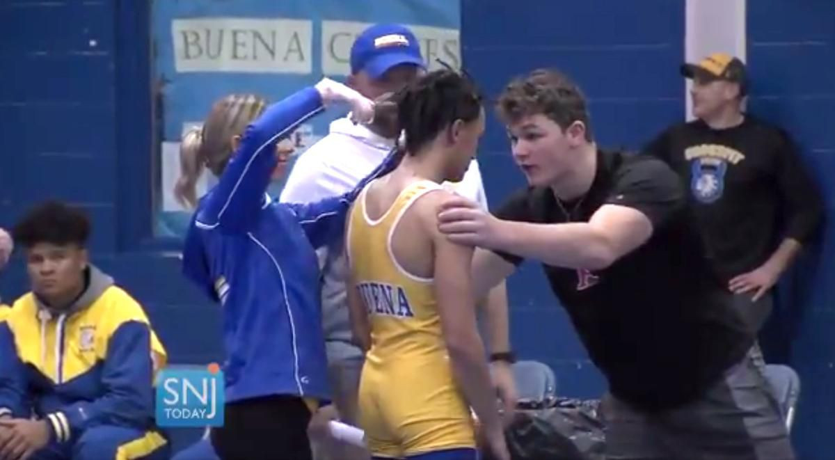 Wrestler Forced To Cut Hair
 High school wrestler forced to cut dreadlocks or lose bout